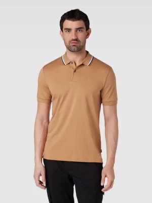 Zdjęcie produktu Koszulka polo z paskami w kontrastowym kolorze model ‘Penrose’ Boss