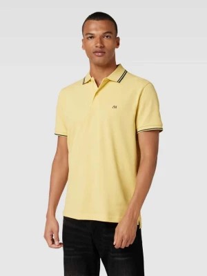 Zdjęcie produktu Koszulka polo z paskami w kontrastowym kolorze Selected Homme