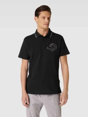 Zdjęcie produktu Koszulka polo z wyhaftowanym motywem z logo Armani Exchange