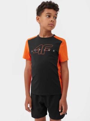 Zdjęcie produktu Koszulka sportowa szybkoschnąca chłopięca - czarna 4F