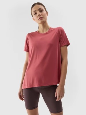 Zdjęcie produktu Koszulka treningowa ciążowa szybkoschnąca damska - różowa 4F