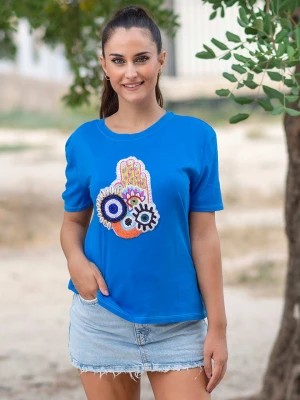 Zdjęcie produktu Isla Bonita by SIGRIS Koszulka w kolorze niebieskim rozmiar: XS