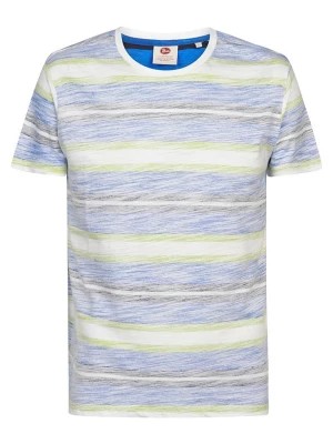 Zdjęcie produktu Petrol Industries Koszulka w kolorze niebiesko-żółtym rozmiar: S