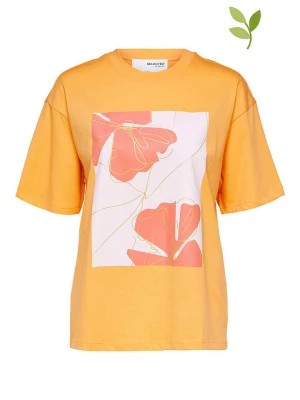 Zdjęcie produktu SELECTED FEMME Koszulka w kolorze pomarańczowym rozmiar: S
