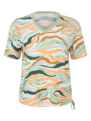 Zdjęcie produktu Tom Tailor Koszulka w kolorze zielono-pomarańczowym rozmiar: 52