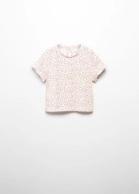 Zdjęcie produktu Koszulka z krótkim rękawem w kwiaty MANGO BABY