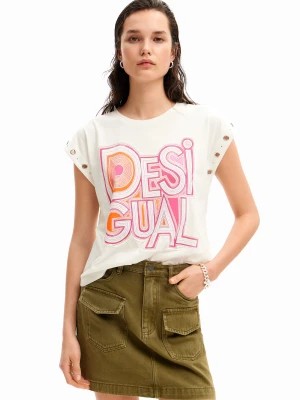 Zdjęcie produktu Koszulka z naszywką i logo Desigual