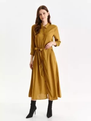 Zdjęcie produktu Koszulowa sukienka z wiązaniem w talii TOP SECRET