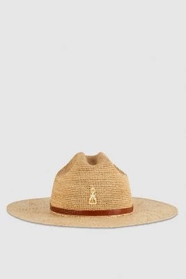 Zdjęcie produktu Kowbojski kapelusz ze skórzanym paskiem PATRIZIA PEPE