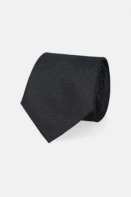 Zdjęcie produktu Krawat Czarny w Kratkę Lancerto