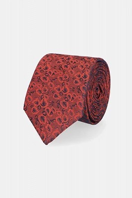 Zdjęcie produktu Krawat Czerwono-Granatowy Lancerto