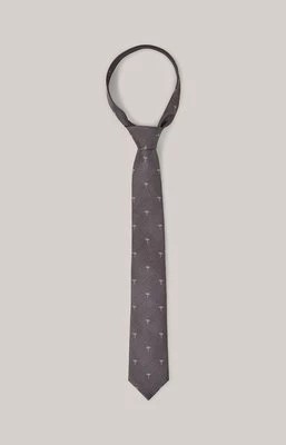Zdjęcie produktu Krawat jedwabny w kolorze szarym Joop