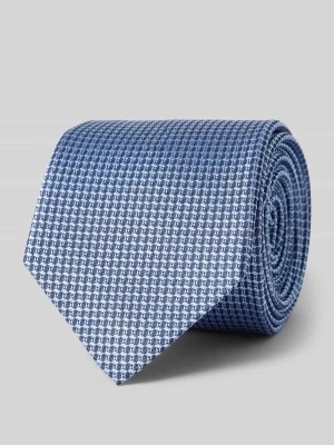 Zdjęcie produktu Krawat jedwabny z fakturowanym wzorem Olymp