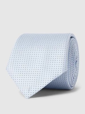 Zdjęcie produktu Krawat jedwabny z graficznym wzorem na całej powierzchni Boss