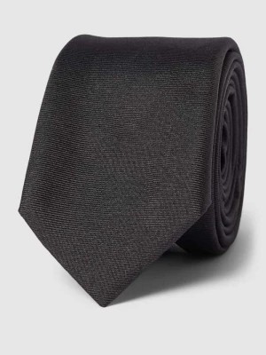 Zdjęcie produktu Krawat jedwabny z naszywką z logo (6,0 cm) Boss
