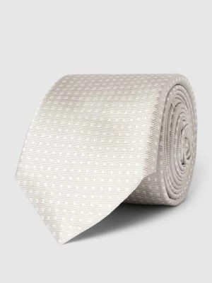 Zdjęcie produktu Krawat jedwabny ze wzorem na całej powierzchni Boss