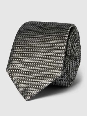 Zdjęcie produktu Krawat jedwabny ze wzorem na całej powierzchni model ‘Tie’ (6 cm) HUGO