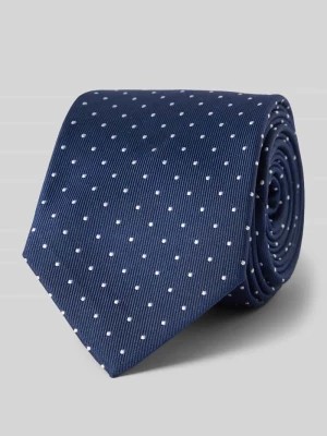 Zdjęcie produktu Krawat jedwabny ze wzorem na całej powierzchni Olymp