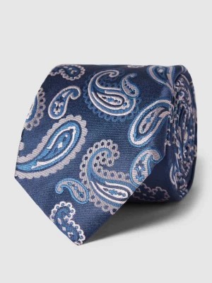Zdjęcie produktu Krawat jedwabny ze wzorem paisley Boss