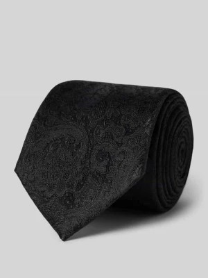 Zdjęcie produktu Krawat jedwabny ze wzorem paisley Monti