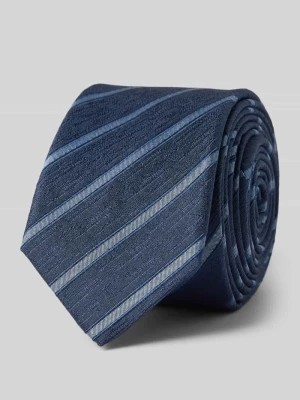 Zdjęcie produktu Krawat jedwabny ze wzorem w paski (5 cm) OLYMP Level Five