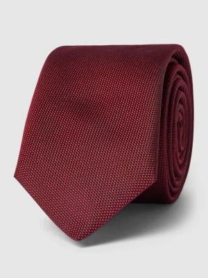 Zdjęcie produktu Krawat z fakturowanym wzorem Boss