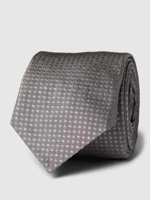 Zdjęcie produktu Krawat z jedwabiu z wzorem na całej powierzchni HUGO