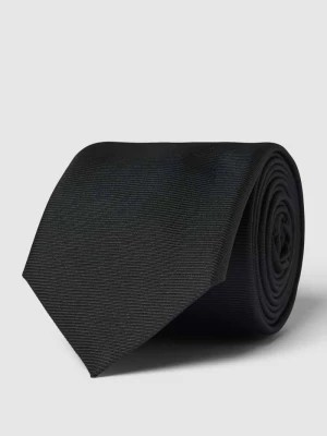 Zdjęcie produktu Krawat z jedwabiu z wzorem w paski HUGO