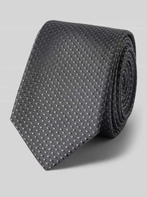 Zdjęcie produktu Krawat z jedwabiu ze wzorem na całej powierzchni (5 cm) OLYMP Level Five