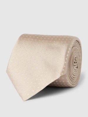 Zdjęcie produktu Krawat z mieszanki jedwabiu ze wzorem na całej powierzchni Boss