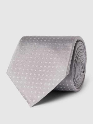 Zdjęcie produktu Krawat z mieszanki jedwabiu ze wzorem na całej powierzchni Boss
