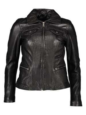 Zdjęcie produktu KRISS Skórzana kurtka w kolorze czarnym rozmiar: 36