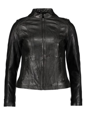 Zdjęcie produktu KRISS Skórzana kurtka w kolorze czarnym rozmiar: 38