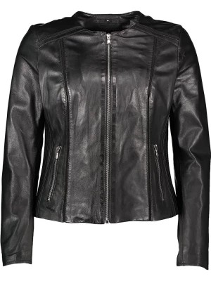 Zdjęcie produktu KRISS Skórzana kurtka w kolorze czarnym rozmiar: 40