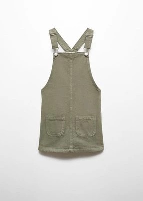 Zdjęcie produktu Krótka sukienka dżinsowa na szelkach Mango Kids