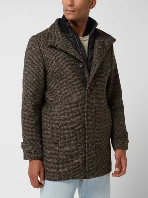 Zdjęcie produktu Krótki płaszcz z plisą w kontrastowym kolorze Tom Tailor