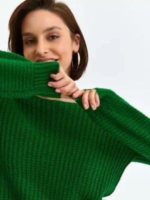 Zdjęcie produktu Krótki sweter z okrągłym dekoltem TOP SECRET