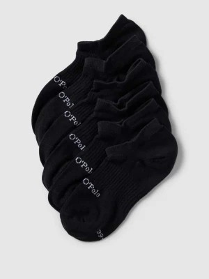 Zdjęcie produktu Krótkie skarpety z detalem z logo model ‘SASCHA’ w kolorze czarnym Marc O'Polo