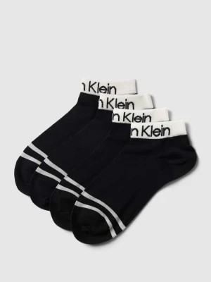 Zdjęcie produktu Krótkie skarpety z dodatkiem wiskozy w zestawie 4 szt. CK Calvin Klein