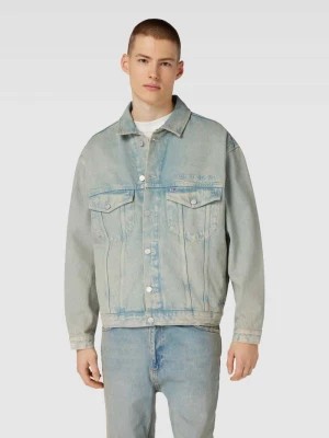 Zdjęcie produktu Kurtka jeansowa o kroju oversized z napisem z logo model ‘AIDEN’ Tommy Jeans