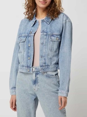 Zdjęcie produktu Kurtka jeansowa skrócona o kroju oversized z bawełny Calvin Klein Jeans