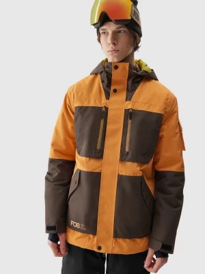 Zdjęcie produktu Kurtka snowboardowa membrana 15000 męska - pomarańczowa 4F