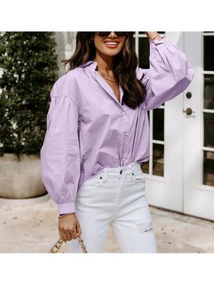 Zdjęcie produktu LA Angels Koszula w kolorze fioletowym rozmiar: XL
