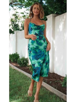 Zdjęcie produktu LA Angels Sukienka w kolorze zielono-niebieskim rozmiar: XL