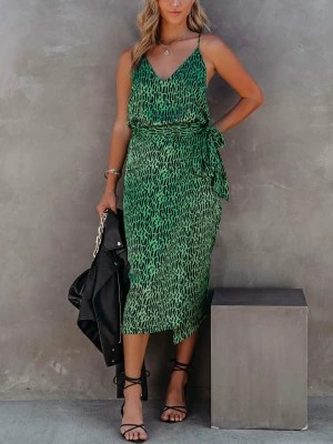 Zdjęcie produktu LA Angels Sukienka w kolorze zielonym rozmiar: M