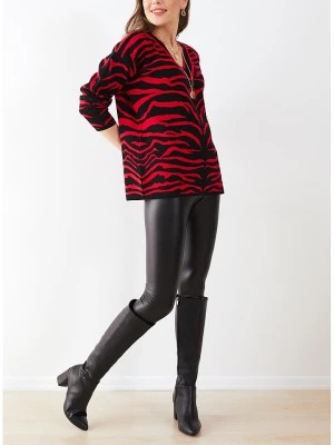Zdjęcie produktu LA Angels Sweter w kolorze bordowym rozmiar: XL