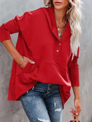 Zdjęcie produktu LA Angels Sweter w kolorze czerwonym rozmiar: XL