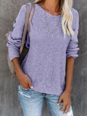 Zdjęcie produktu LA Angels Sweter w kolorze fioletowym rozmiar: S