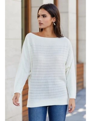 Zdjęcie produktu LA Angels Sweter w kolorze kremowym rozmiar: M