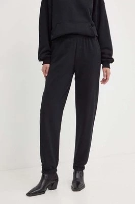 Zdjęcie produktu La Mania spodnie dresowe TWIST kolor czarny gładkie TWIST